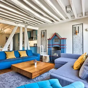 Le Marais Superb Terrace Free Netflix Apartment Paris